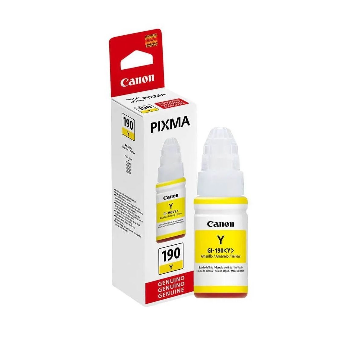 CANON - Botella de Tinta Canon GI-190 70 ml Amarillo CANON