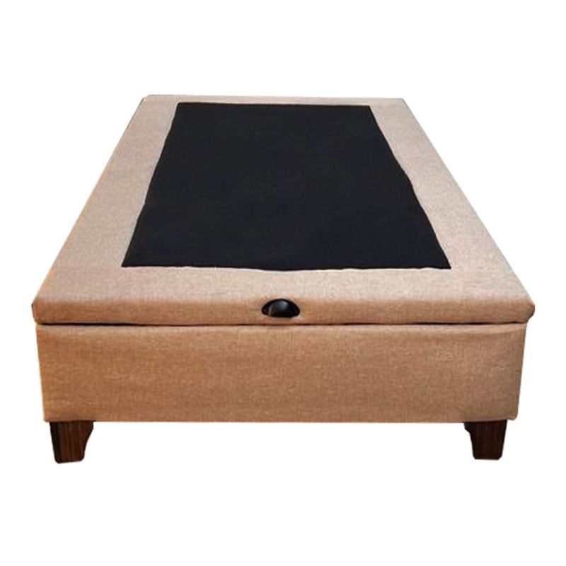MUEBLES HVM - Base HVM Baul 1.5 P Beige  Pmadera