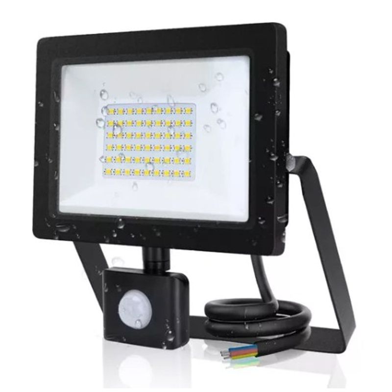 GENERICO - Foco Led Exterior Con Sensor Movimiento 50w Ip66 / 003164 SG100098