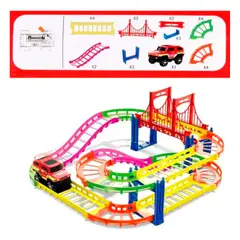 GENERICO - Pista De Autos Carro Racing Carrera Armable Auto