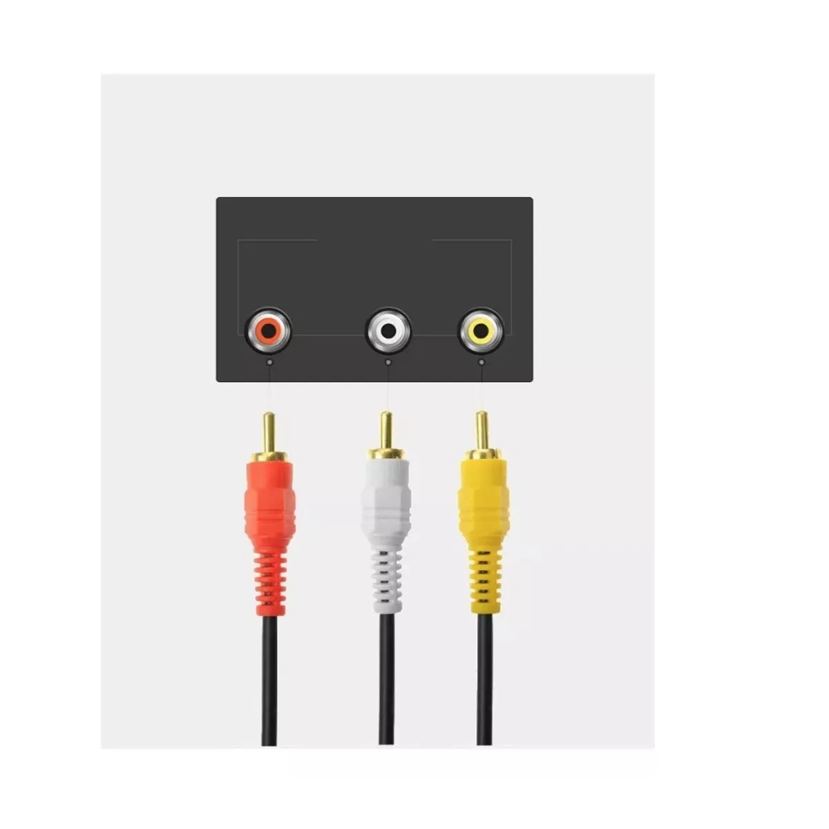 GENERICO - Cable 3 RCA a 3 RCA de 1.5 Metros