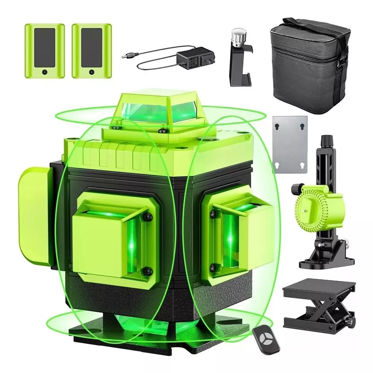 BLUEDREAMER - Nivel Láser De 16 Líneas Con Autonivelacion 2 Baterias