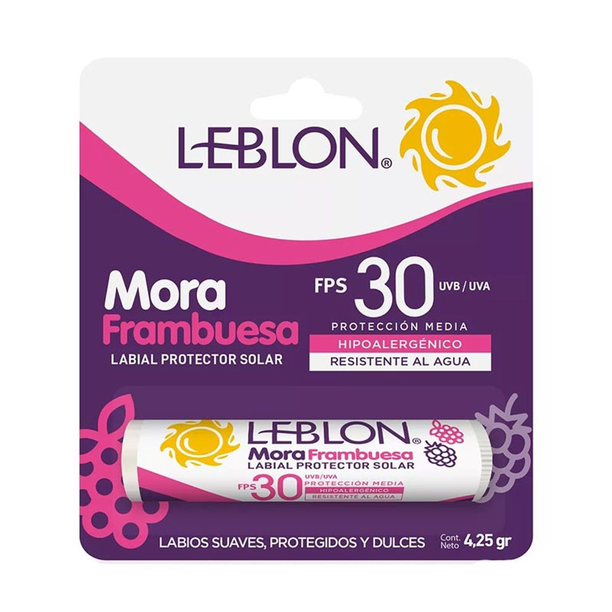 LEBLON - Balsamo Labial Protector Solar Leblon Mora 30Fps 4.25Gr