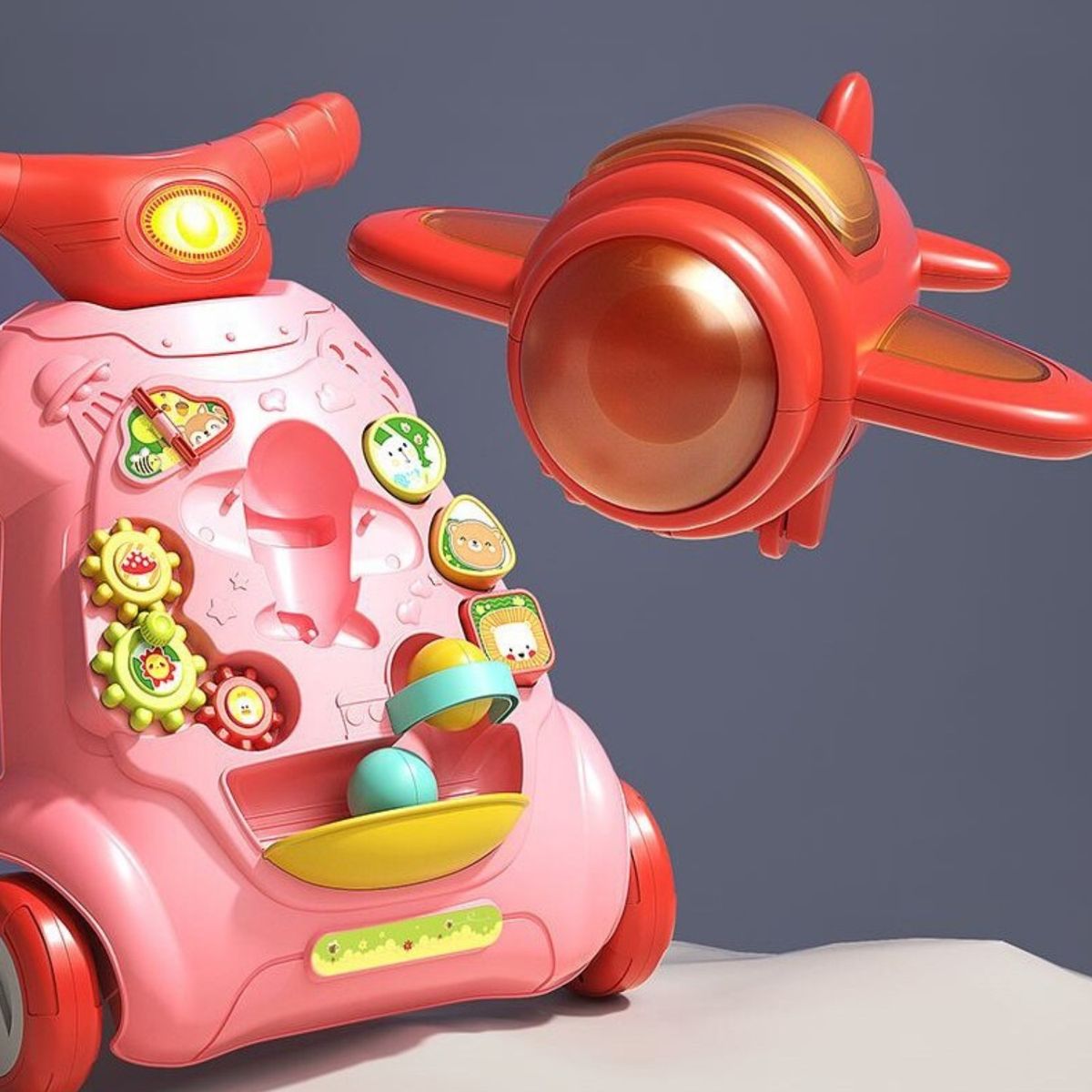 MON PETIT - Andador Caminador Didactico Correpasillos Rosado