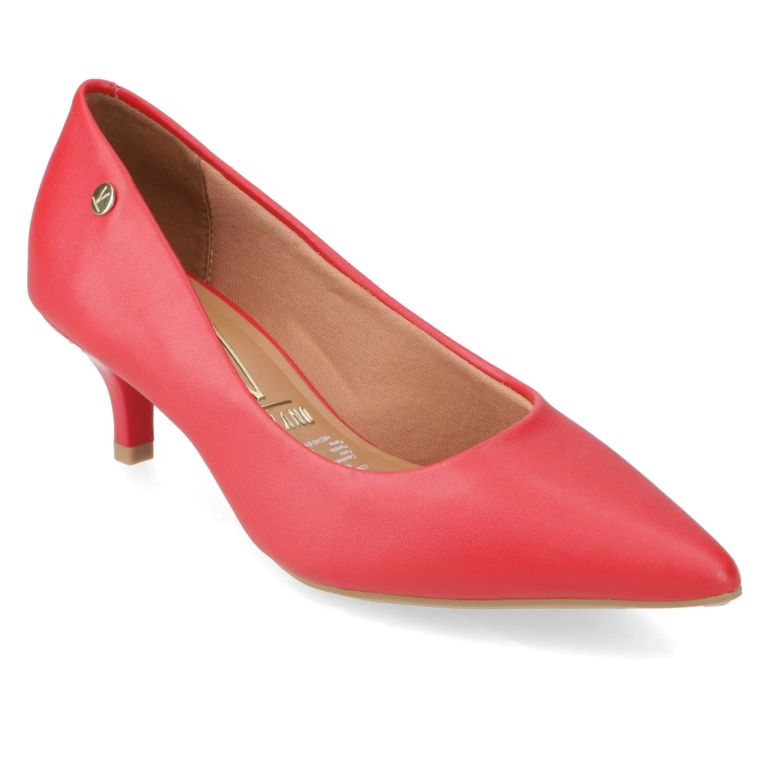 Stiletto Taco Aguja Rojo Mujer