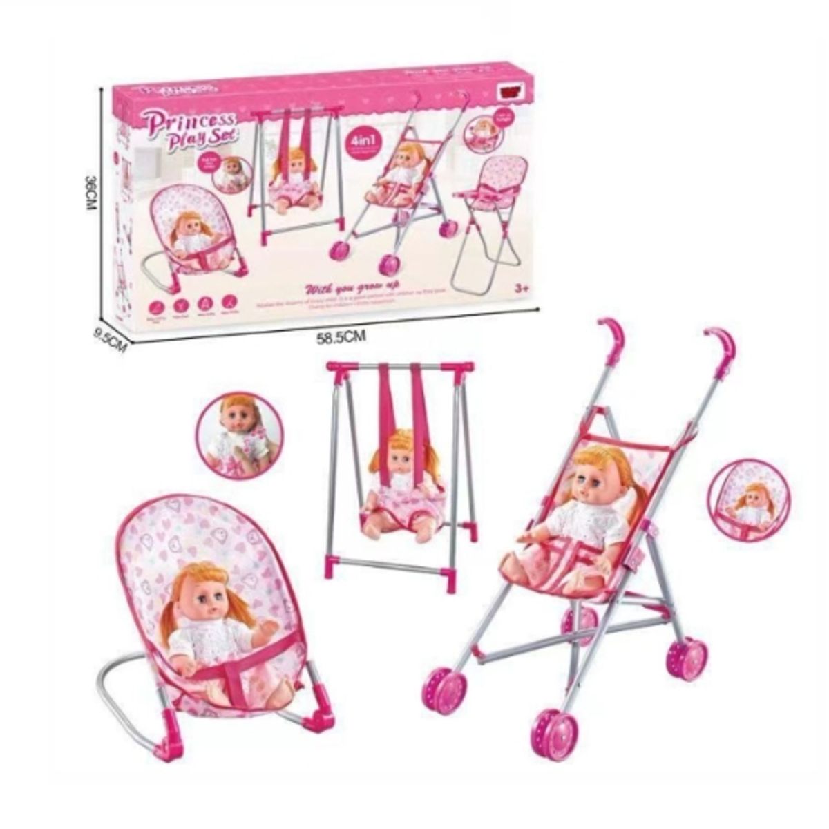 GENERICO - Set Juego De Muñecas