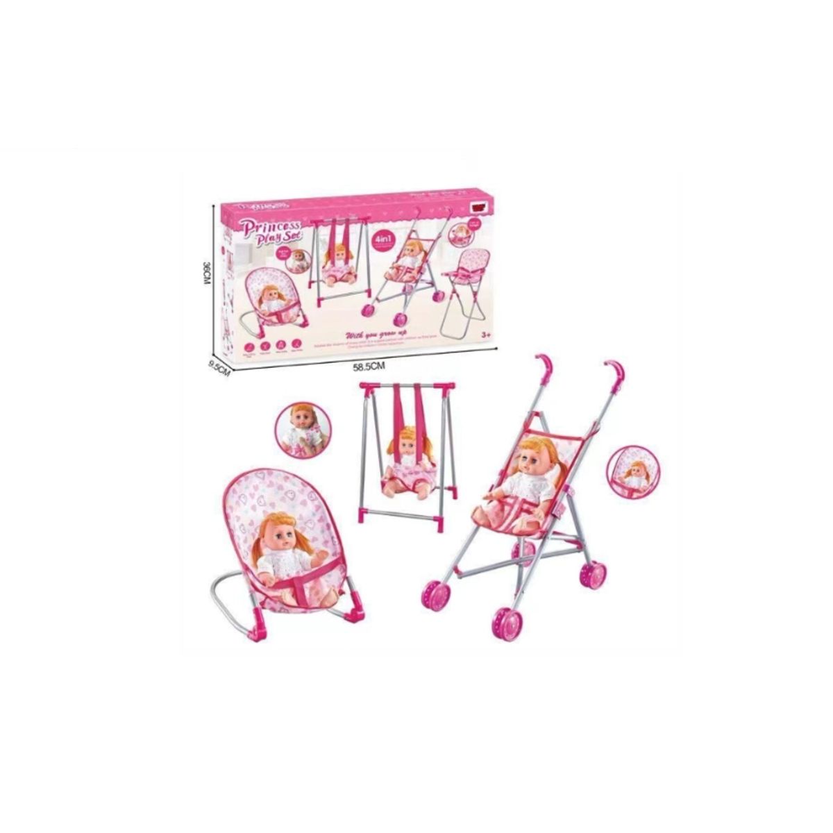 GENERICO - Set Juego De Muñecas