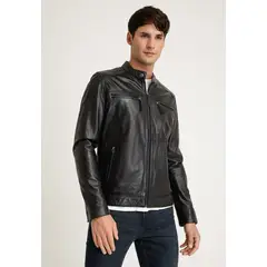 PERRY ELLIS - CHAQUETA CUERO HOMBRE