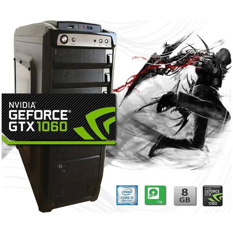 TECNOCAM - Pc Gamer Tecnocam I5-8400 2.8Ghz Max 4.0Ghz 8Gb 1T