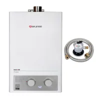 Pack Calefont 7 Litros Gas Licuado Tiro Forzado + Regulador