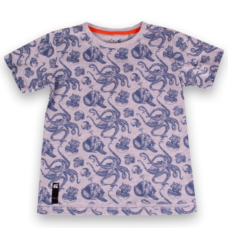 PILLIN - Polera Niño Gris claro Pillin PILLIN
