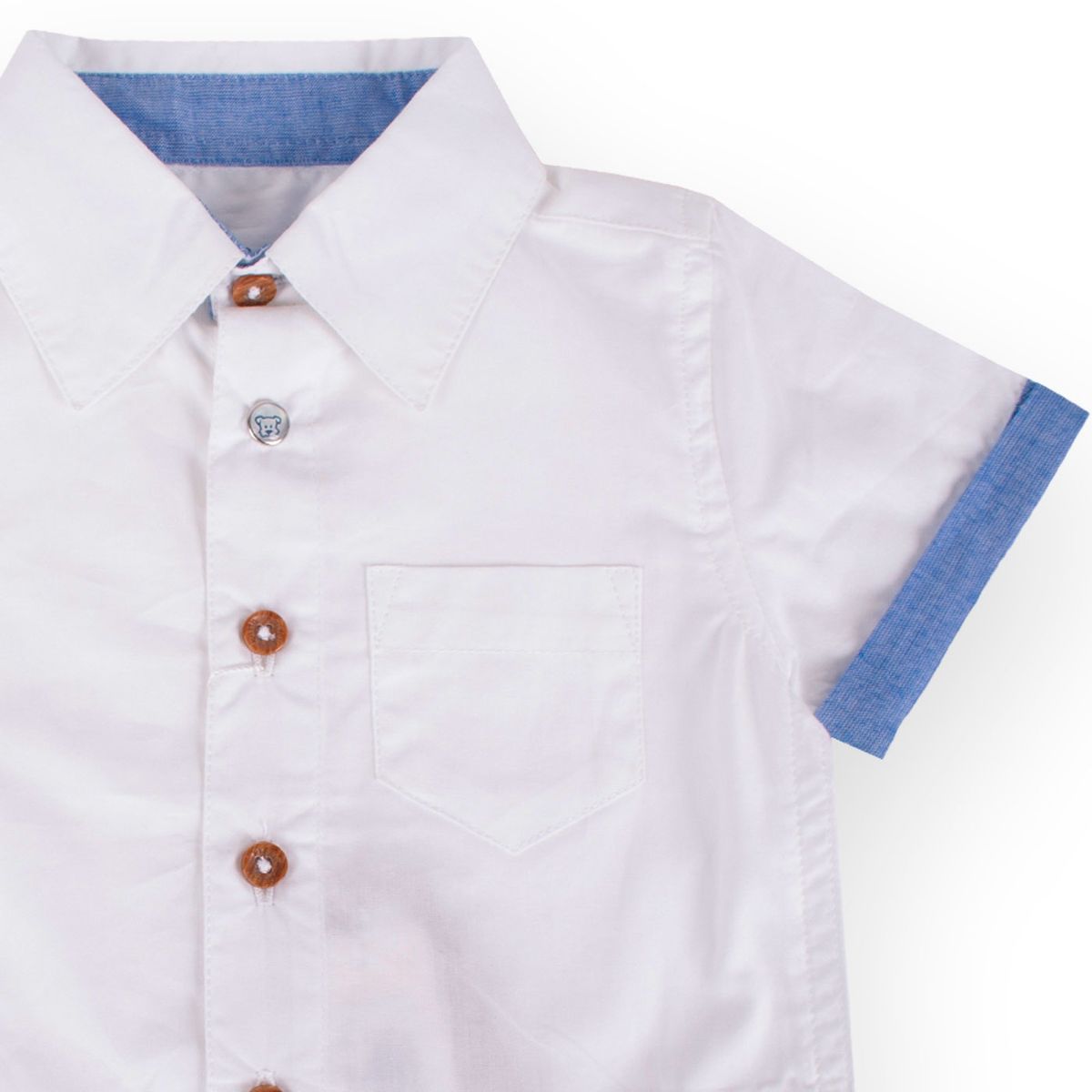 PILLIN - Camisa Bebe Niño Blanco Pillin PILLIN
