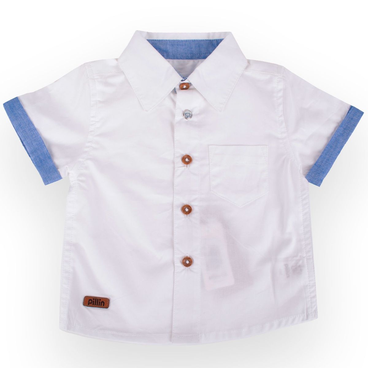 PILLIN - Camisa Bebe Niño Blanco Pillin PILLIN