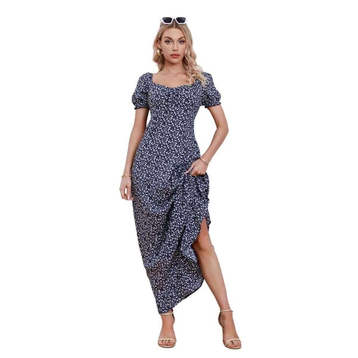 LOOK SHOP - Vestido Verano Largo Mujer Floral Maxi Vestido 238