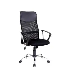 GENERICO - Silla Oficina Respaldo Malla Tipo Dallas Negro - SC