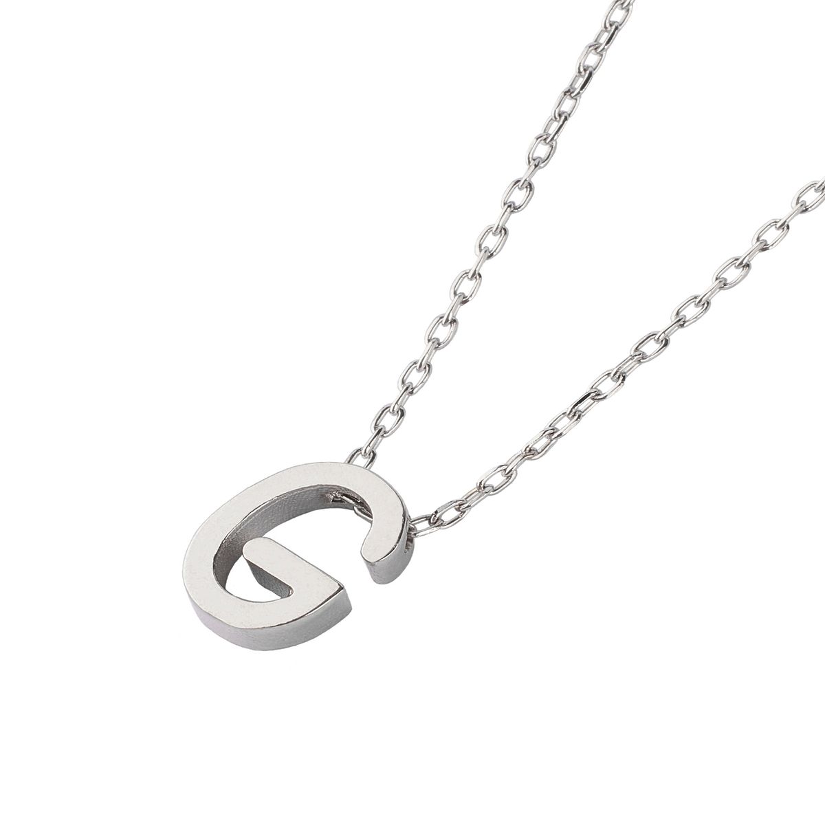 JB JOYAS BARON - Collar de Plata Esterlina 925 Letra G