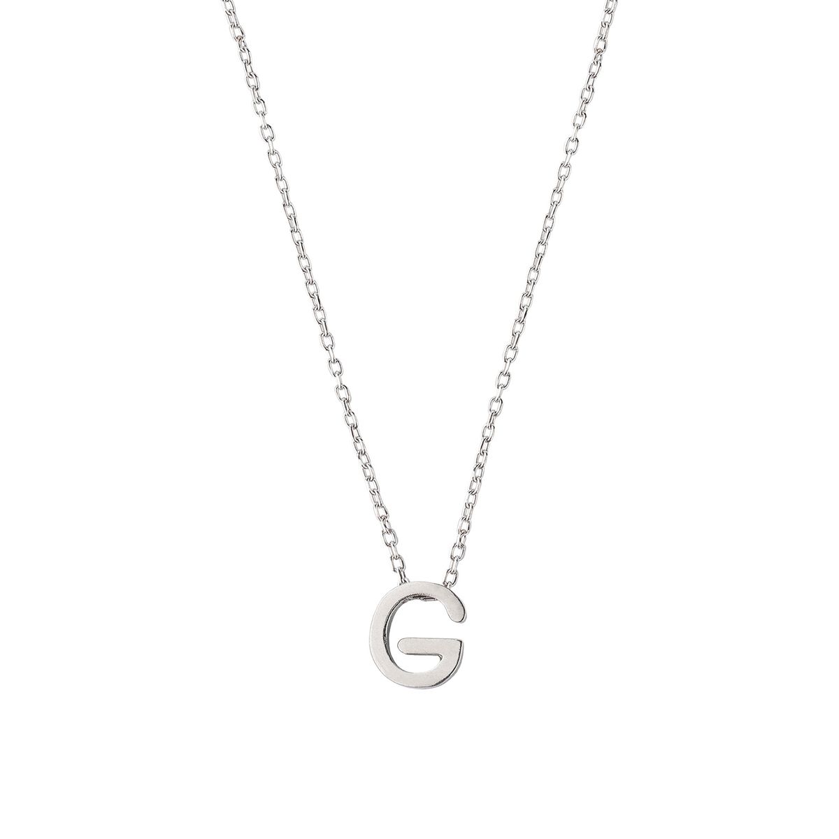 JB JOYAS BARON - Collar de Plata Esterlina 925 Letra G