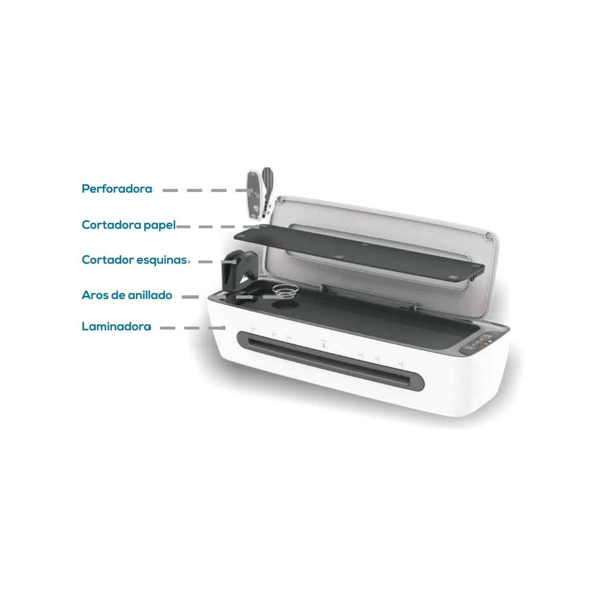 PACIFIC - Termolaminadora Con Cortadora De Papel 400w - SC