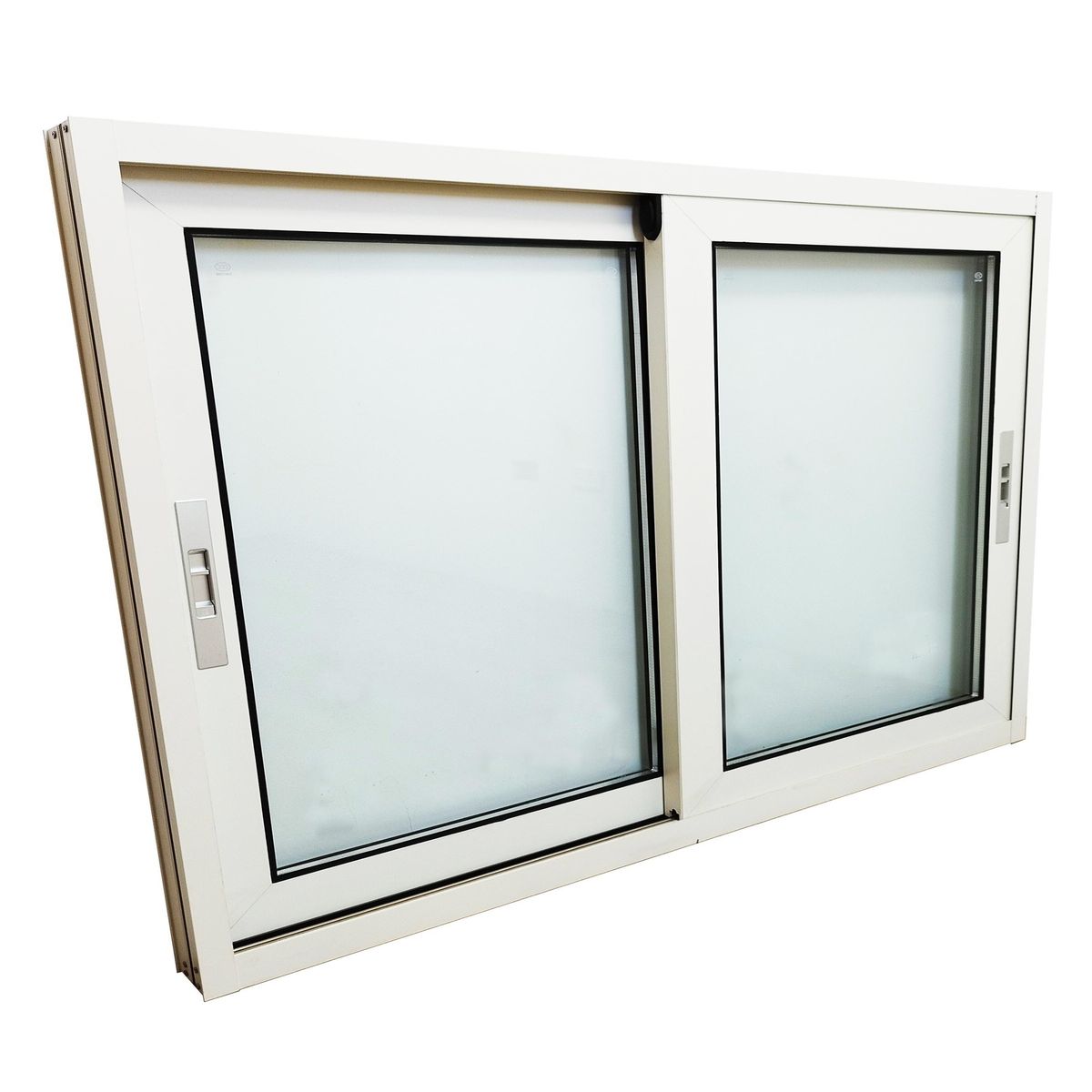 CASTLETEC - Ventana corredera termopanel aluminio RPT vidrio Templado 150x100cm
