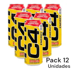 CELLUCOR - Pack 12 energeticas c4 473ml c/u - Strawberry watermelon