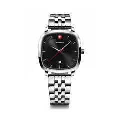 WENGER - Reloj Vintage Classic acero dial negro