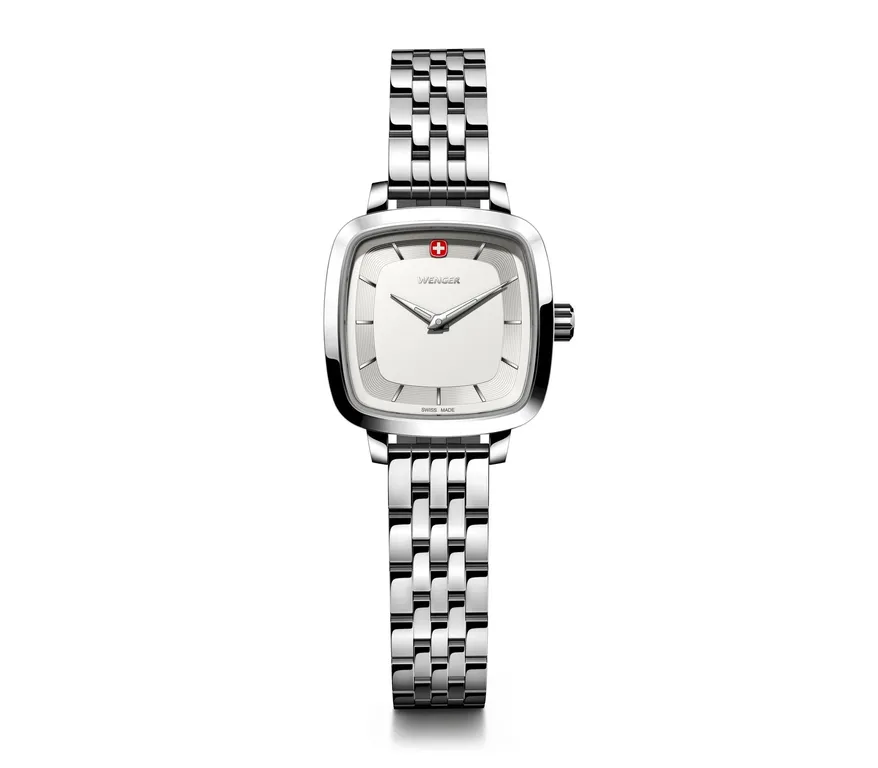 Reloj Vintage Classic acero dial blanco Gris TALLA UNICA