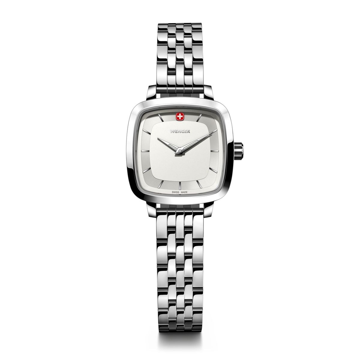 WENGER - Reloj Vintage Classic acero dial blanco Wenger