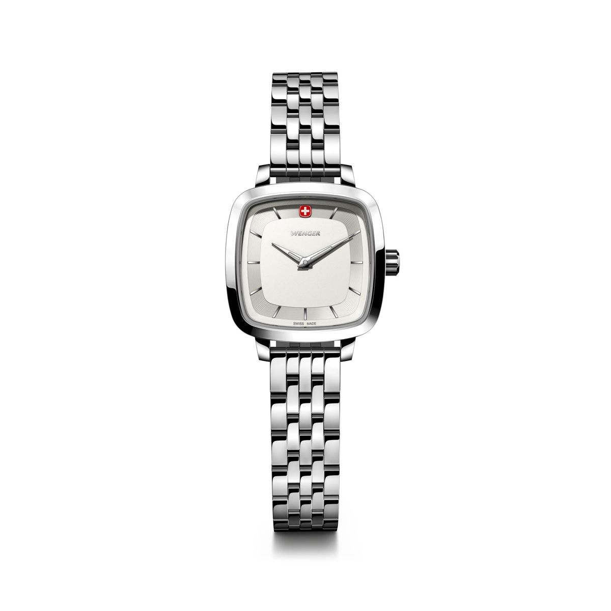 WENGER - Reloj Vintage Classic acero dial blanco Wenger