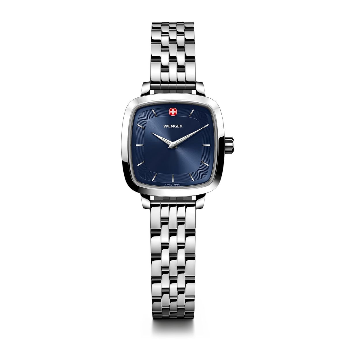 WENGER - Reloj Vintage Classic acero dial azul Wenger