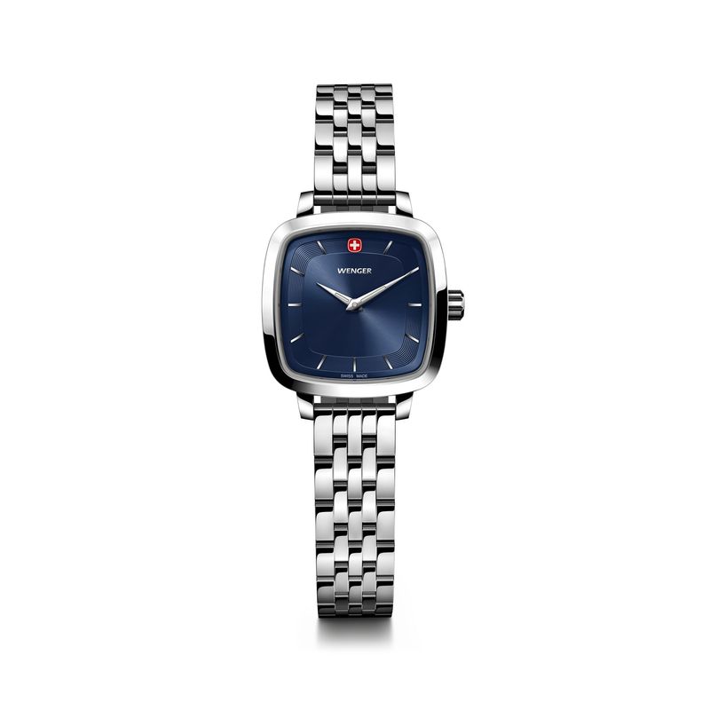 WENGER - Reloj Vintage Classic acero dial azul Wenger