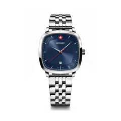 WENGER - Reloj Vintage Classic acero dial azul