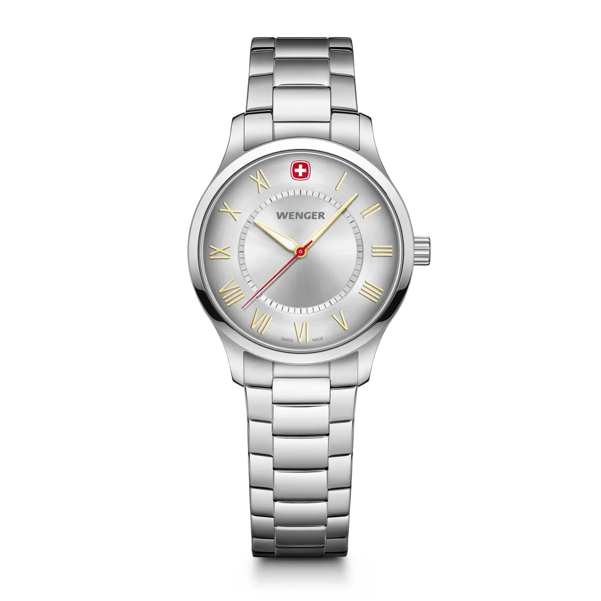 WENGER - Reloj City Classic correa de acero Wenger