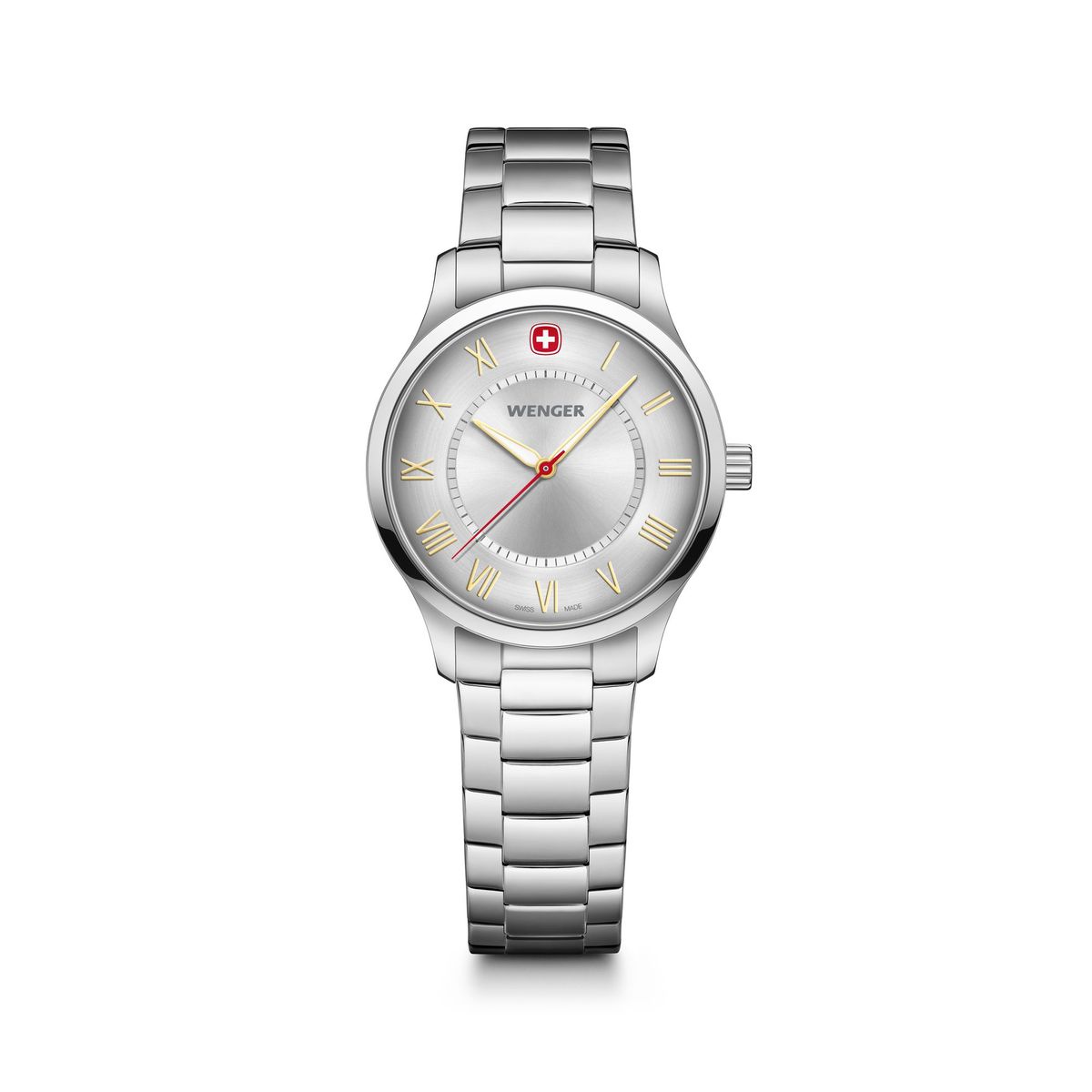 WENGER - Reloj City Classic correa de acero Wenger