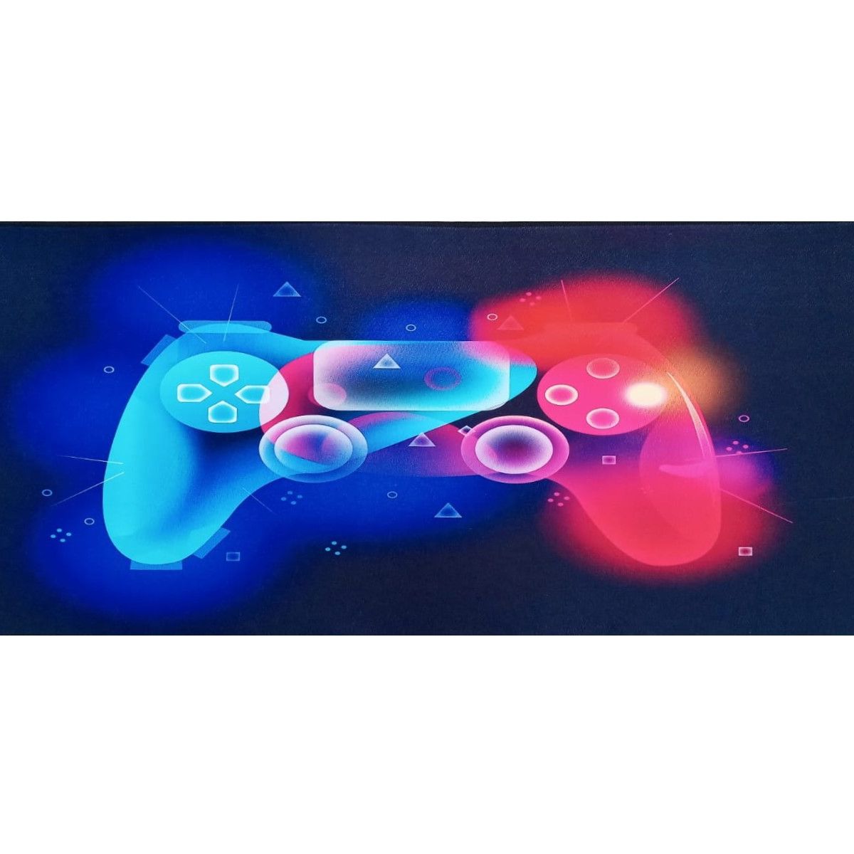 SMARTY - Alfombra Gamer Lisa Pasillera Juvenil Infantil Illuminate Control 150x60 CM.