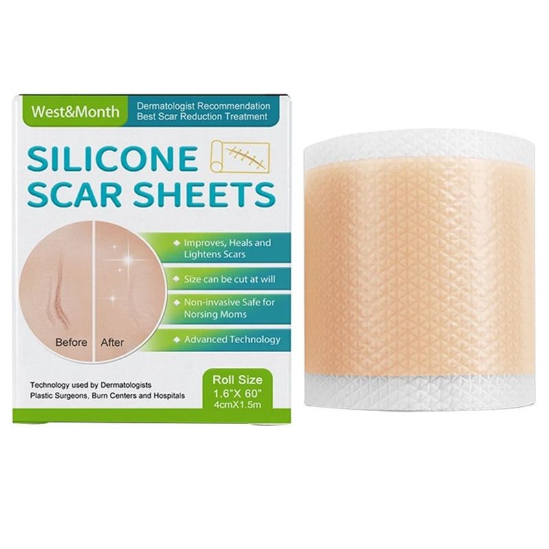 GENERICO - Parche de Silicona para Cicatrices 4cm * 1.5 metrs.