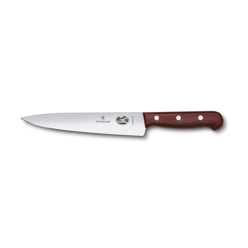 VICTORINOX - Cuchillo Cocina Rosewood color Café. Hoja 19 cm. Victorinox