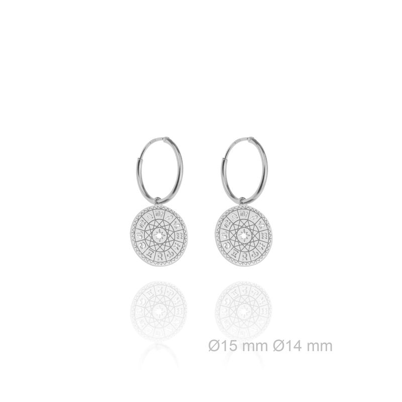 MASSE GIOIELLI - Aros Zodiaco Masse Plata Italiana bañada en Rodio