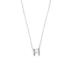 JB JOYAS BARON - Collar de Plata Esterlina 925 Letra H