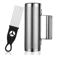NUTECH - Guiro Metálico Profesional 8x3 Pulgadas 6143