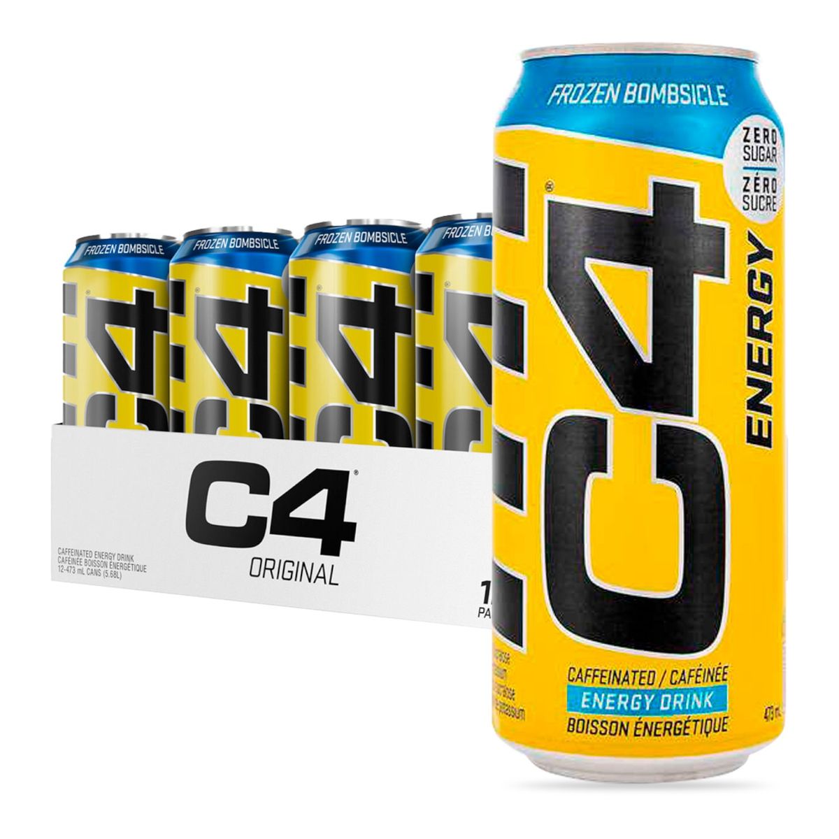 CELLUCOR - pack 6 energeticas c4 473ml  c/u cellucor - frozen bombsicle