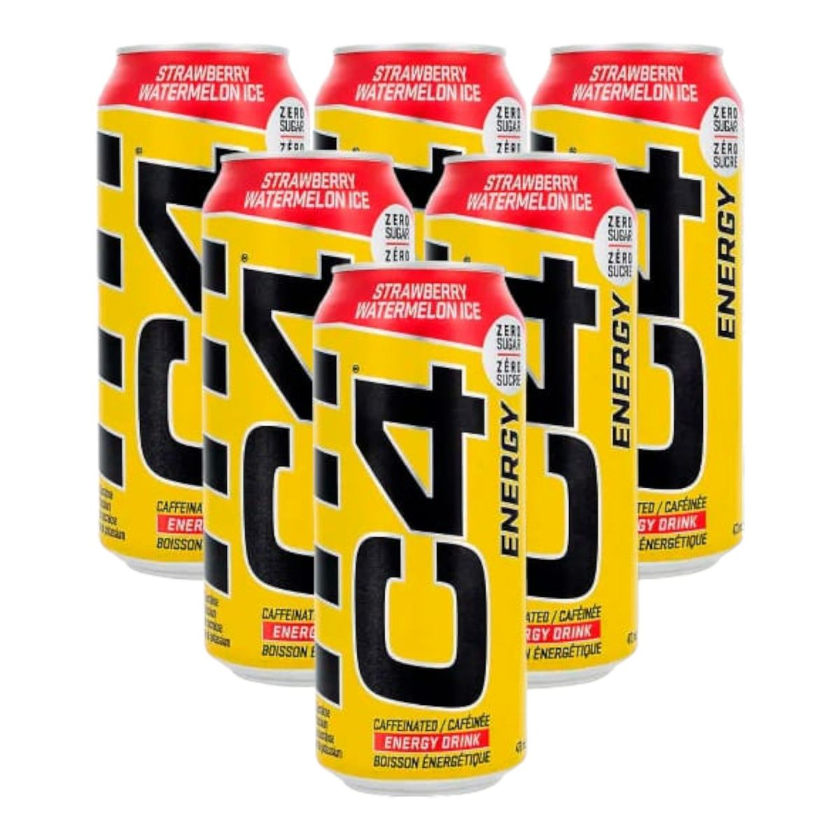 CELLUCOR - pack 6 energeticas c4 473ml  c/u cellucor - Strawberry watermelon