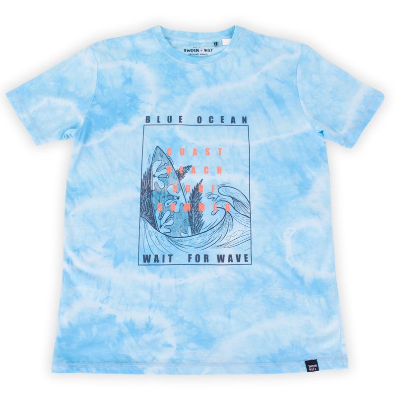 PILLIN - Polera Niño Celeste Pillin PILLIN