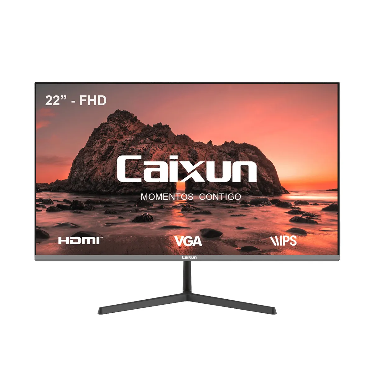 CAIXUN - Monitor Oficina Caixun 22" FHD IPS 75 Hz VGA HDMI Negro C22X3F