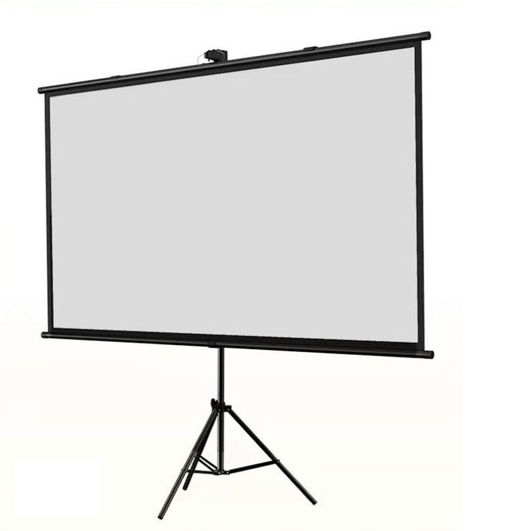 OEM Telón Mural de Proyector Portátil 60 pulgadas (Gris Fibra Telón)