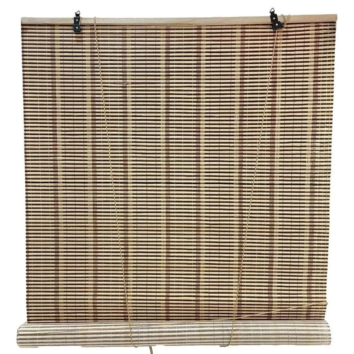 IMPORTCLICK - Cortina Persiana Roller Enrollable Bambú Chocolate 120x180 CM IMPORTCLICK