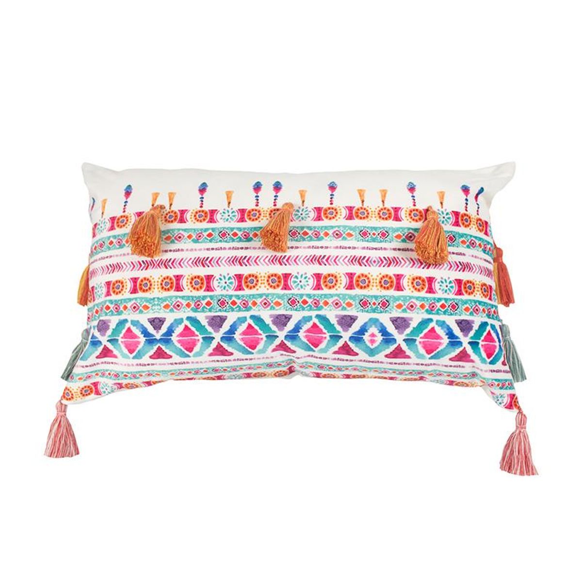 GENERICO - Cojín Estilo Boho Multicolor