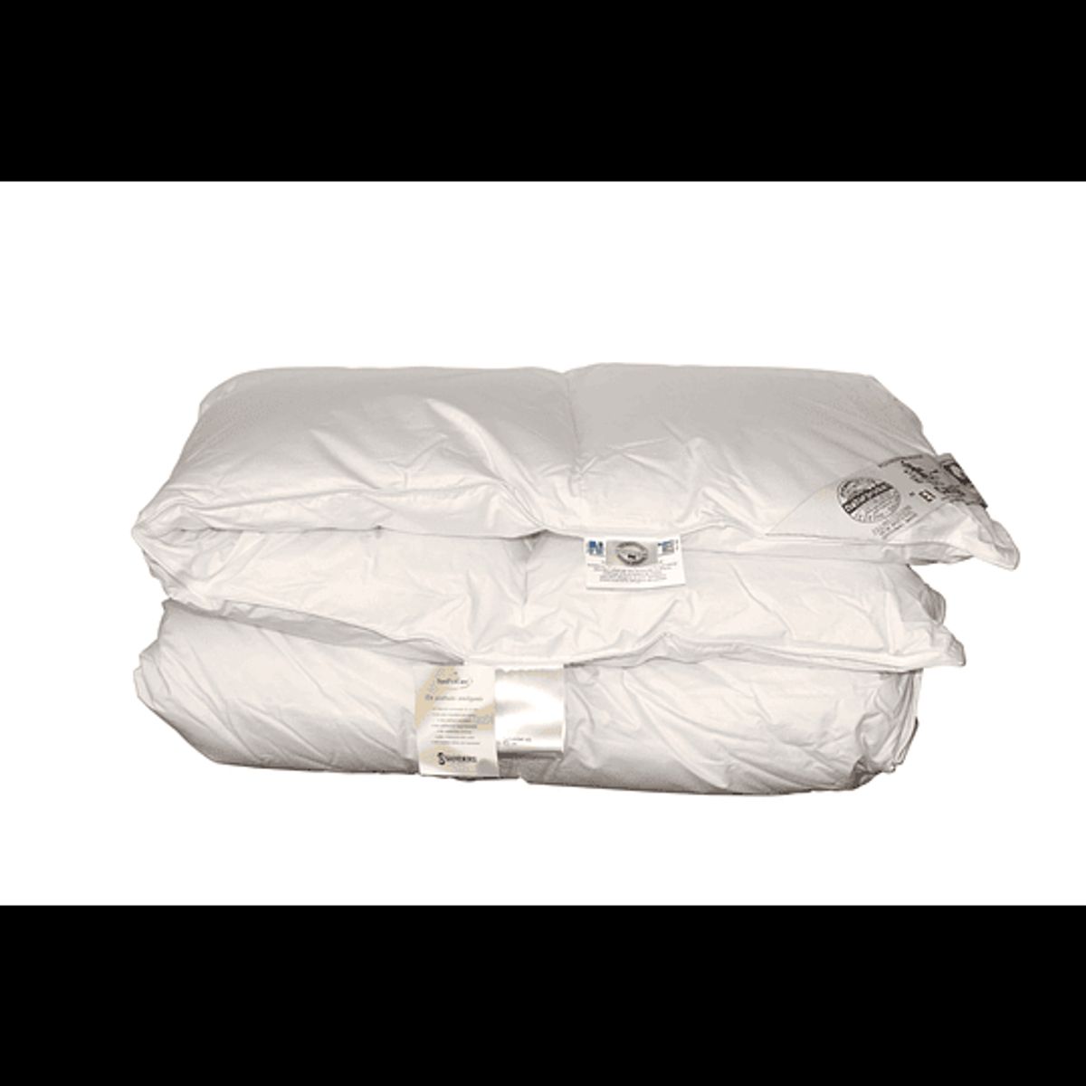 EL CASTILLO FRAZADAS - Plumón 100% Pluma de Pecho de Ganso 2 Plazas.