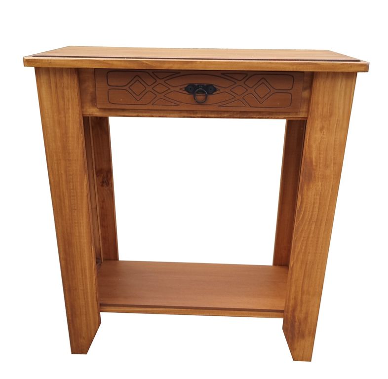 Mesa de arrimo con grabados