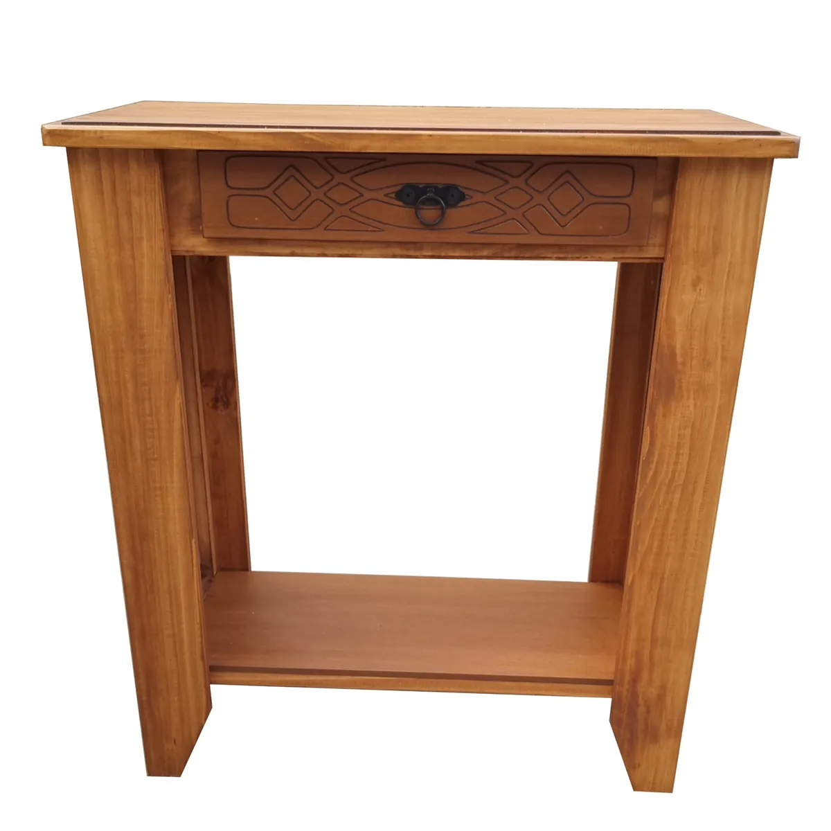 MARFELD MUEBLES - mesa de arrimo con grabados