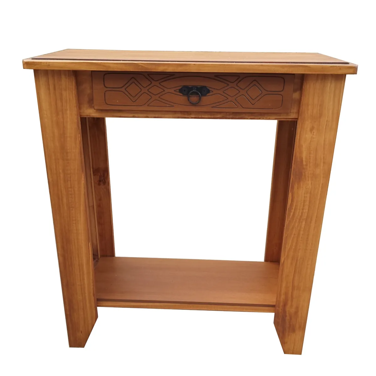 MARFELD MUEBLES - mesa de arrimo con grabados